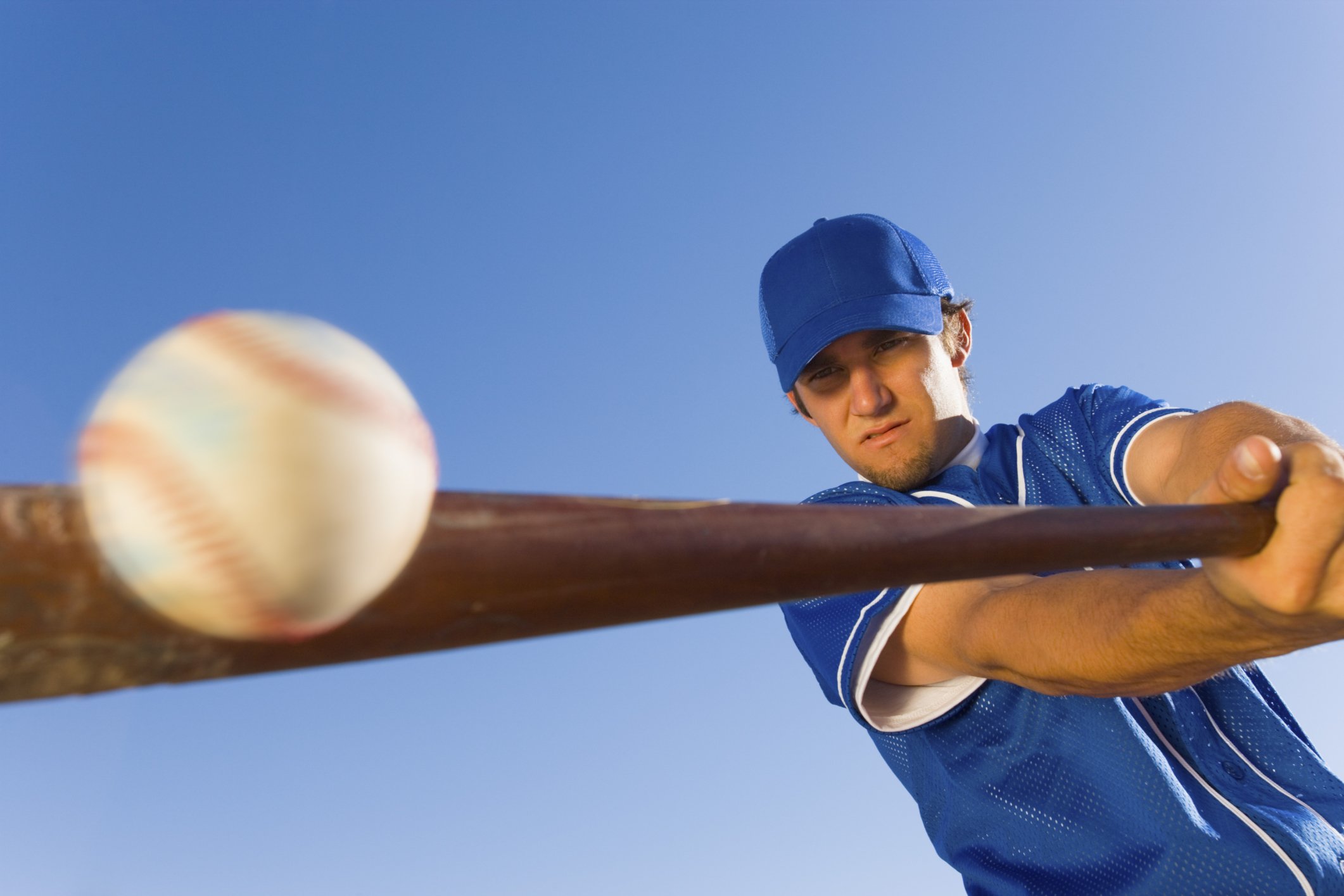 Swinging a bat