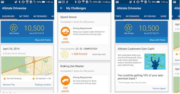 Allstate Drivewise app