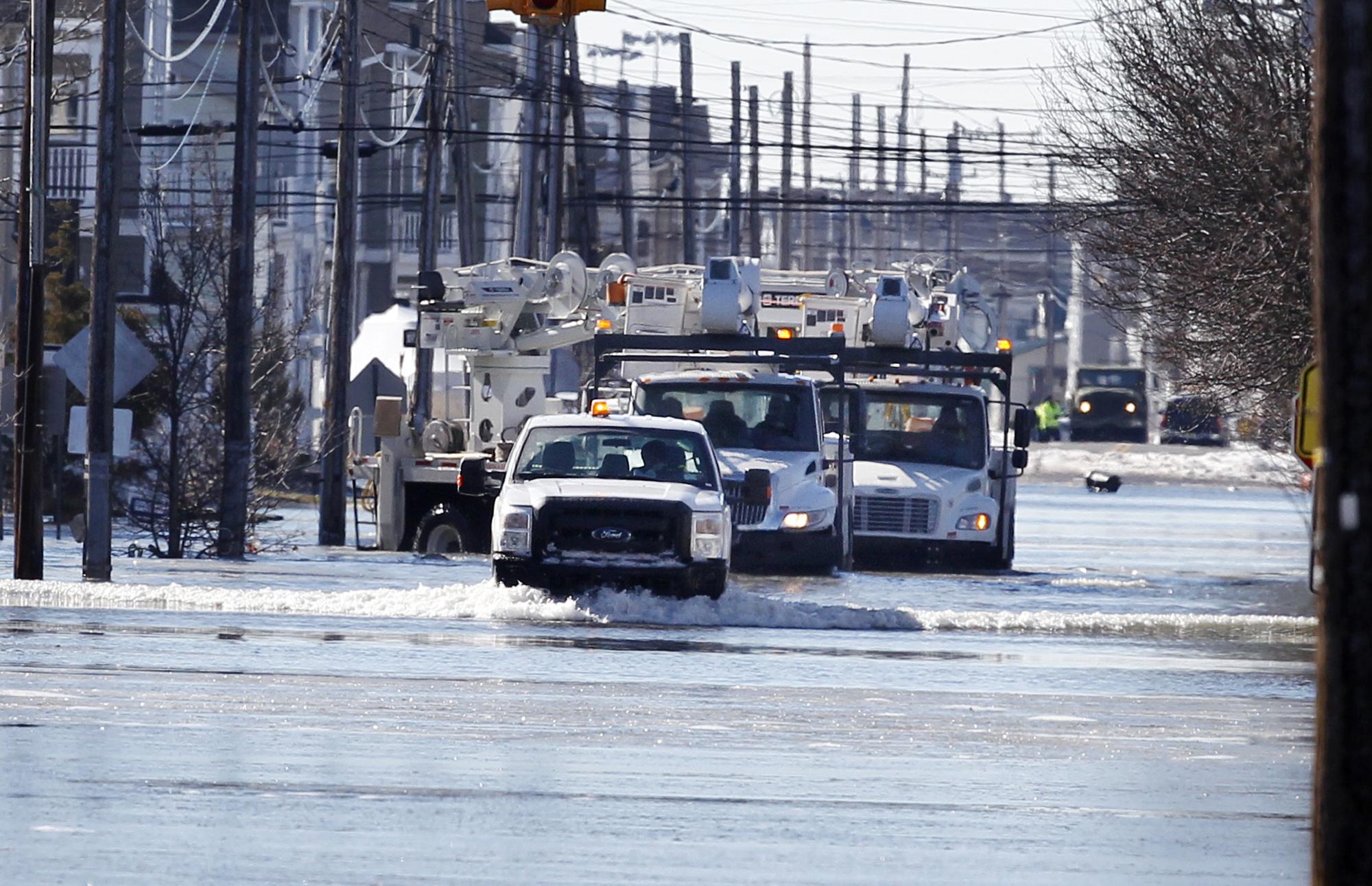 Utility repair crews in New Jersey