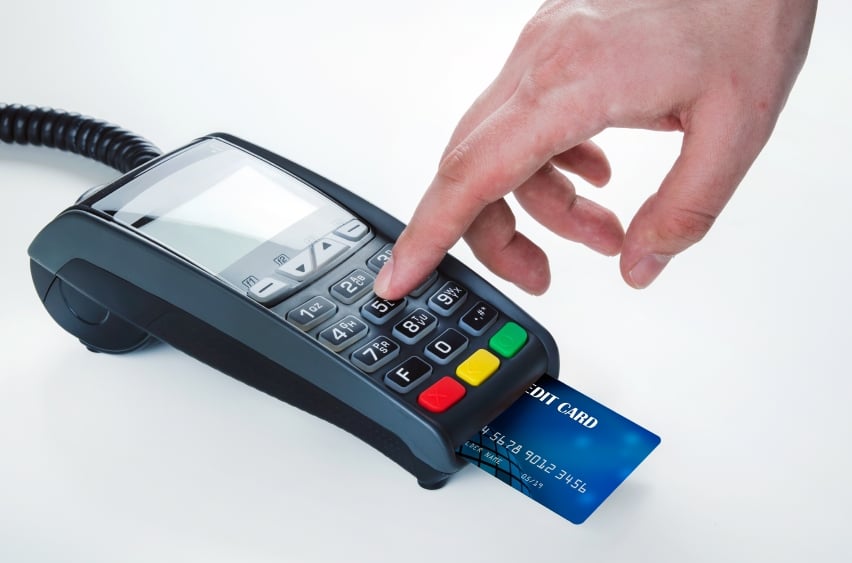 Chip card reader