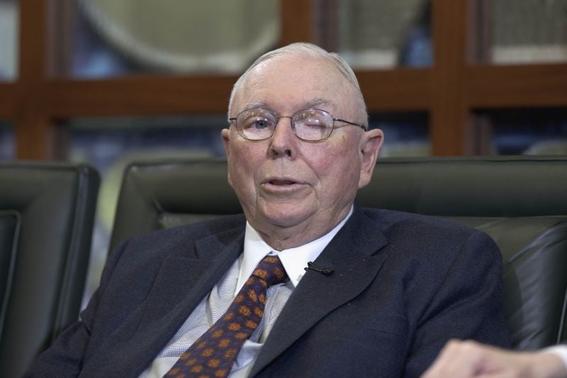 Charles Munger, vice-chairman of Berkshire Hathaway