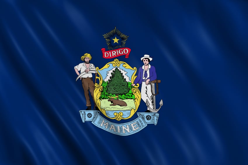 Maine flag