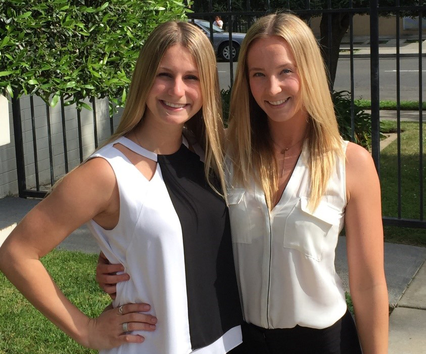 Pictured above Aimee Bernadicou and Paige Keller, Golden Bear Interns