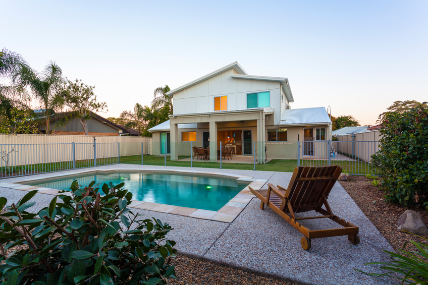 Backyard pool