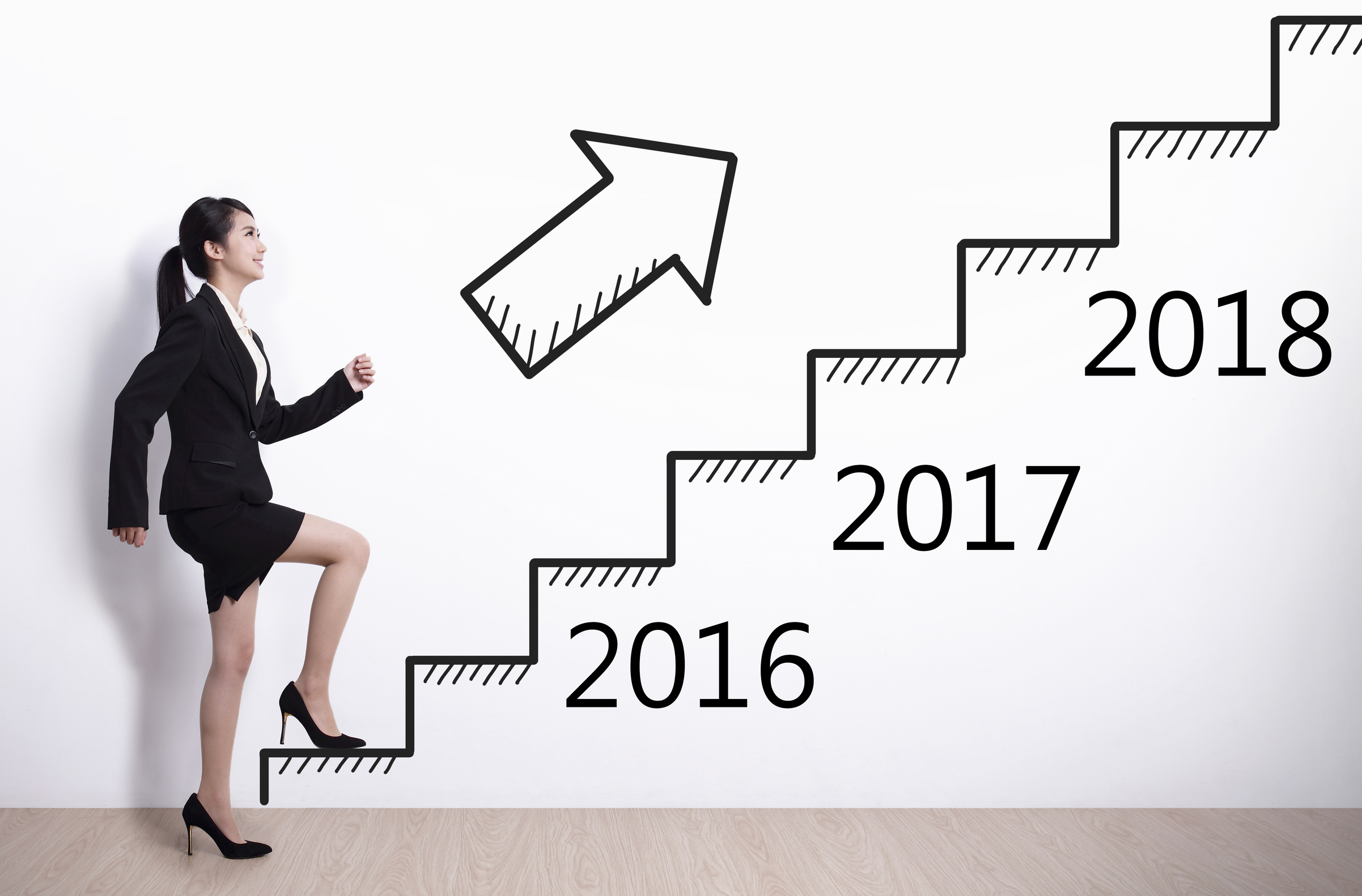 Business-woman-climbing-steps-years-iStock