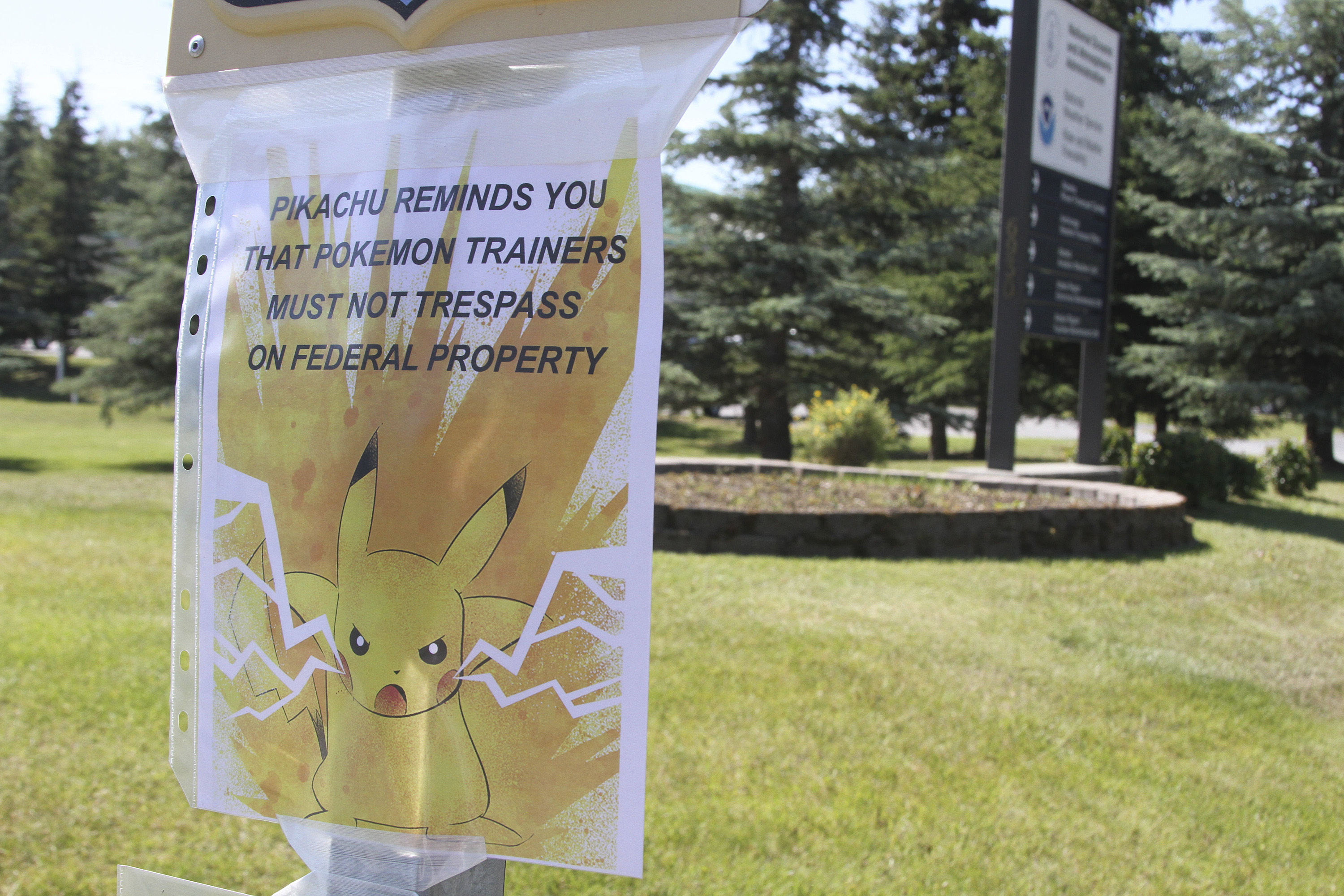 Pokemon Go warning