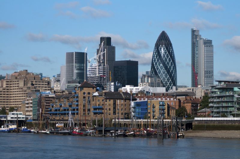 London's financial district