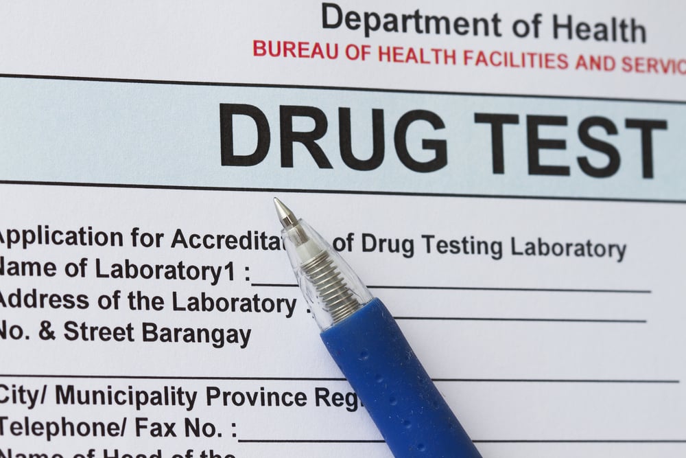 drug testing form