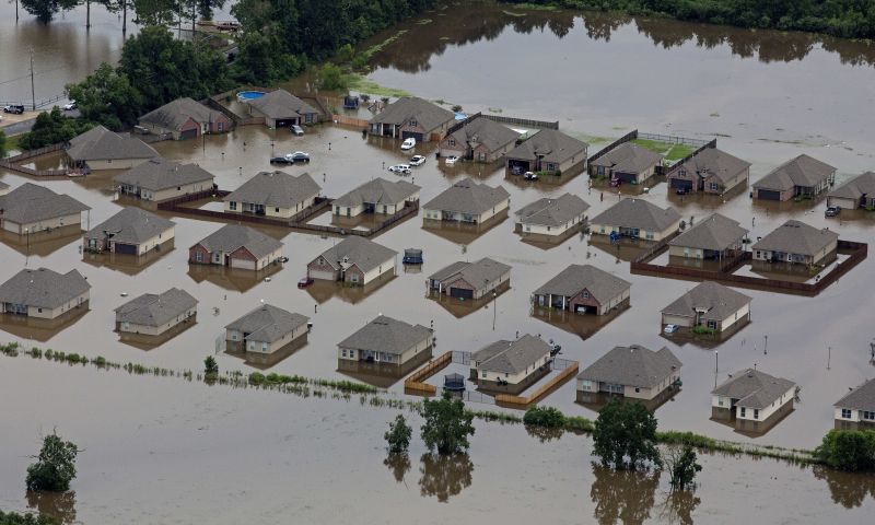 Hammond, La., flooded homes 