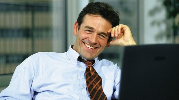 smiling businessman