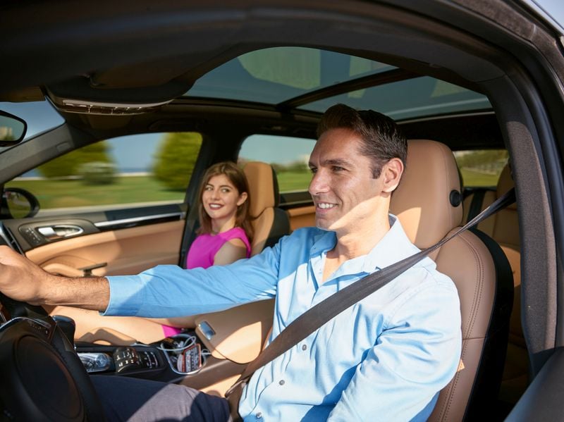 couple in car