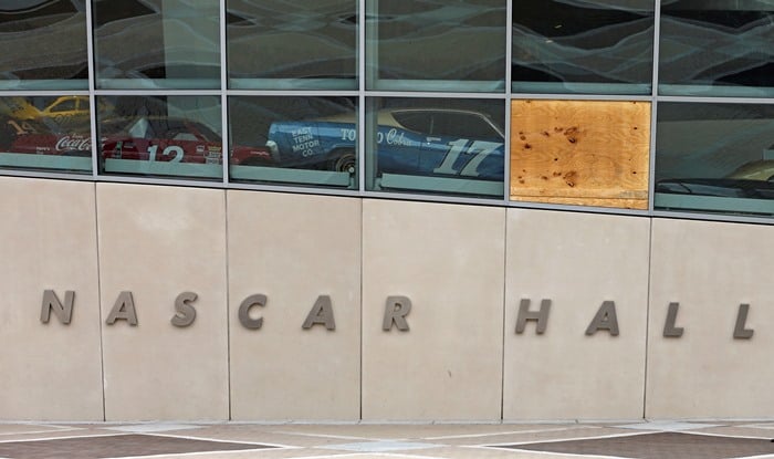 NASCAR Hall of Fame after riots 09-22-2016