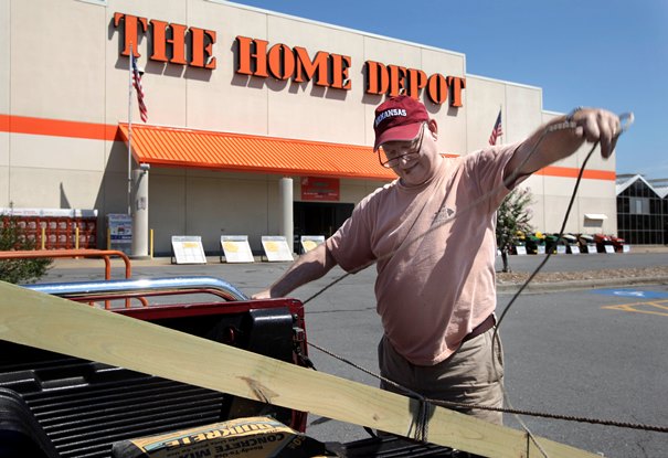 Home Depot - building materials - Hurricane Matthew