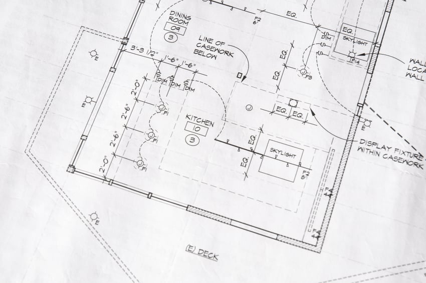 Room diagram of an insurance loss