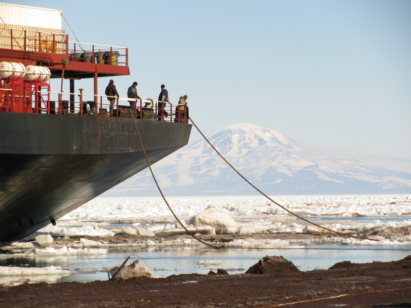 deckhands on a ship