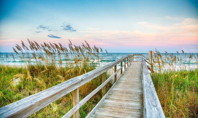 beach boardwalk in New Jersey