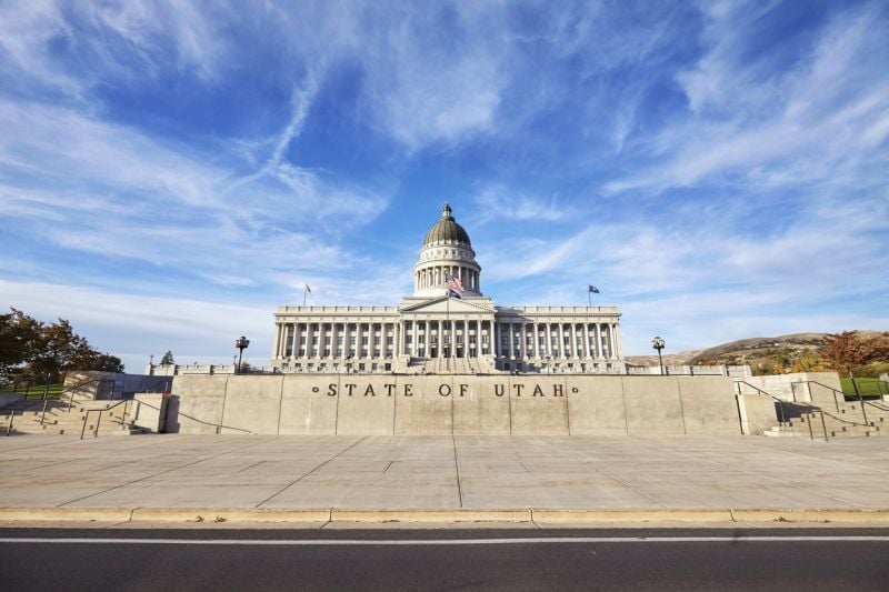 Utah state capitol building