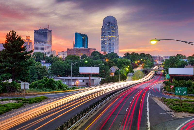 Winston-Salem, North Carolina skyline