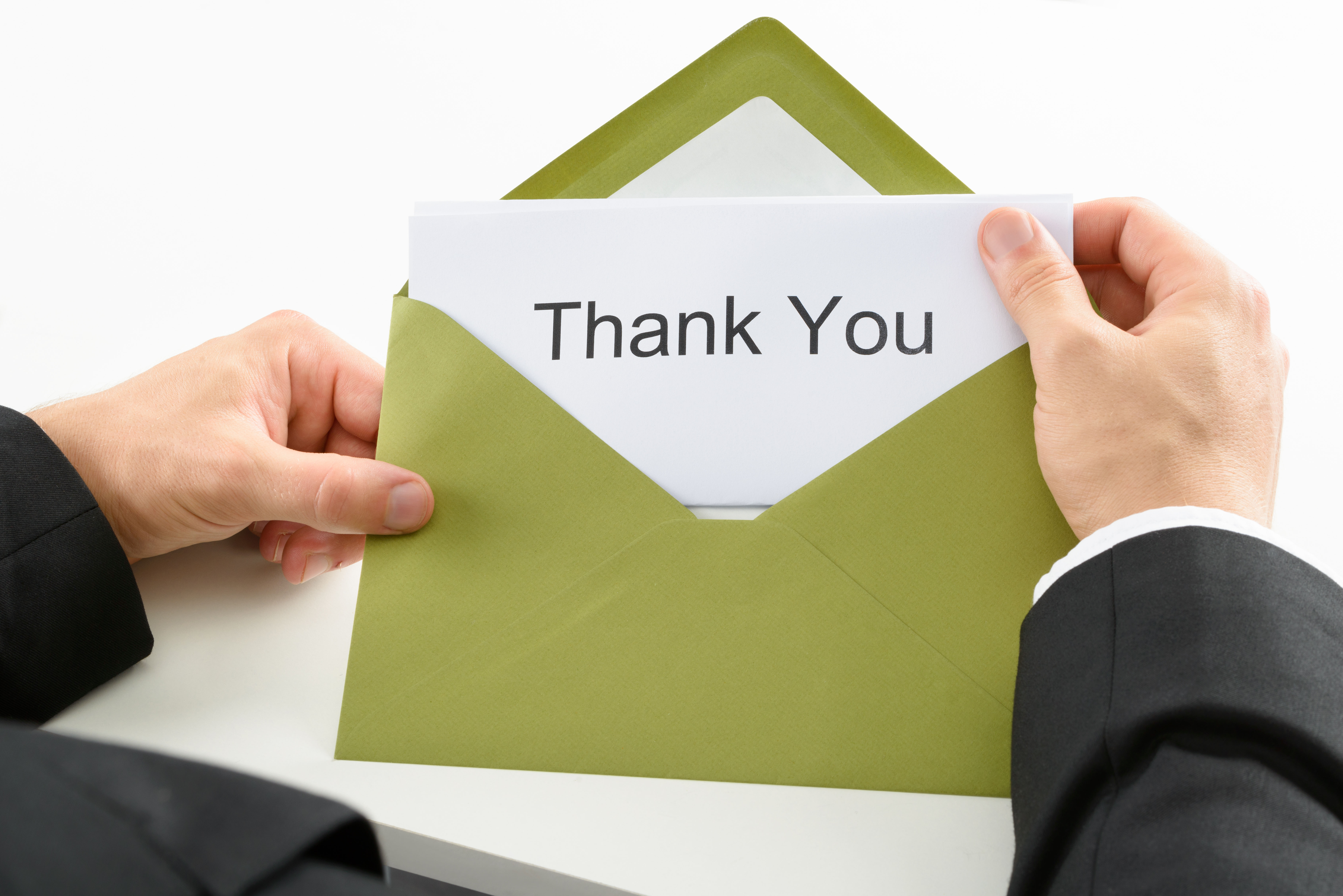 thank you note