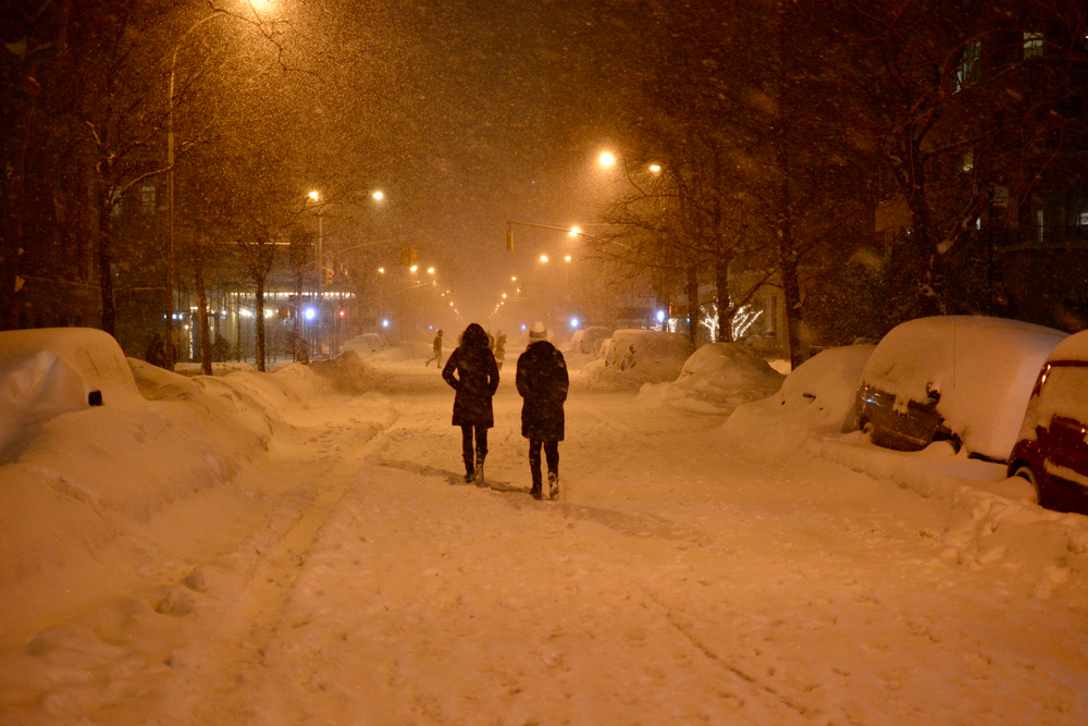 blizzard in New York