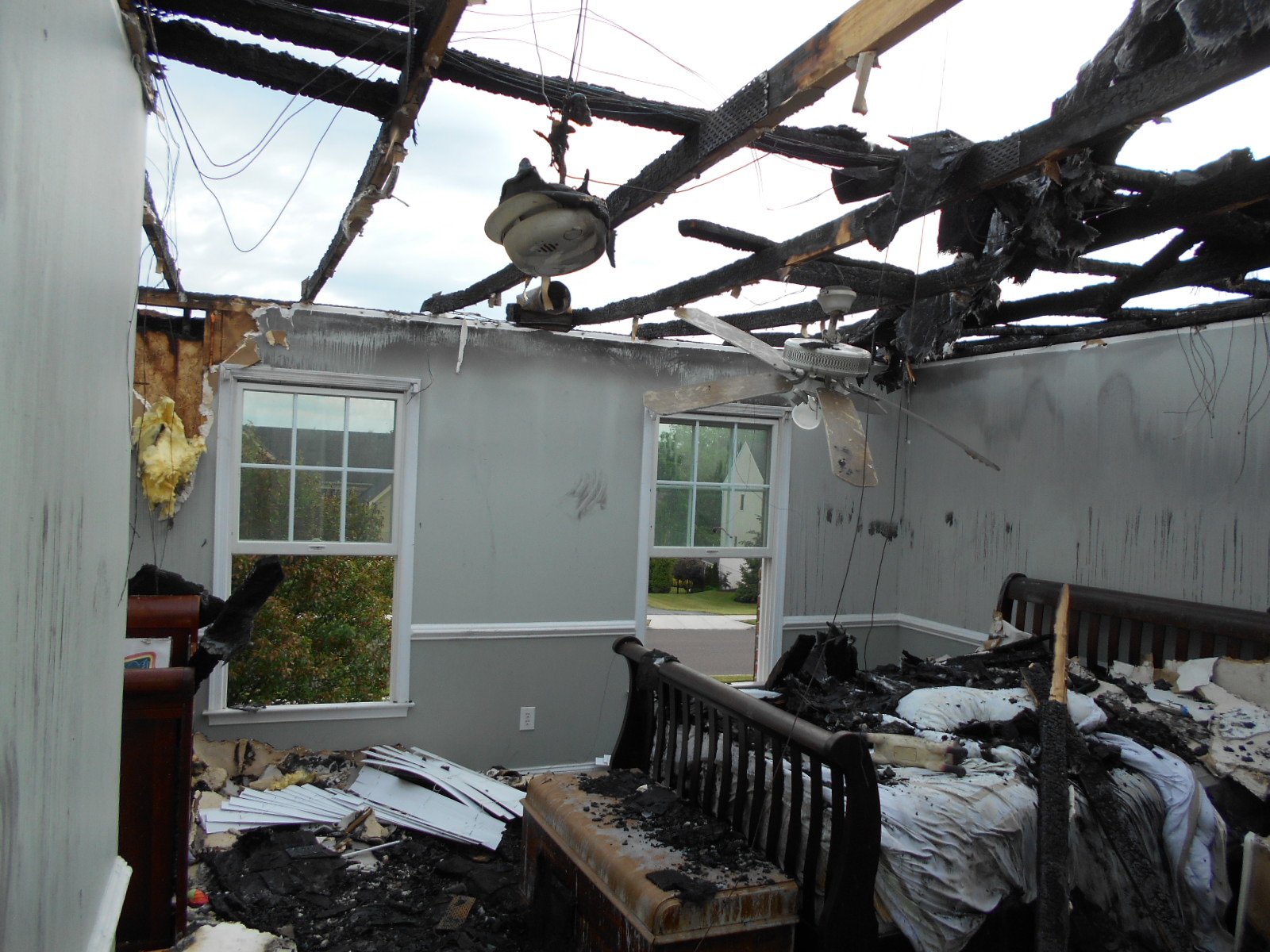 Burned out home in Gatlinburg