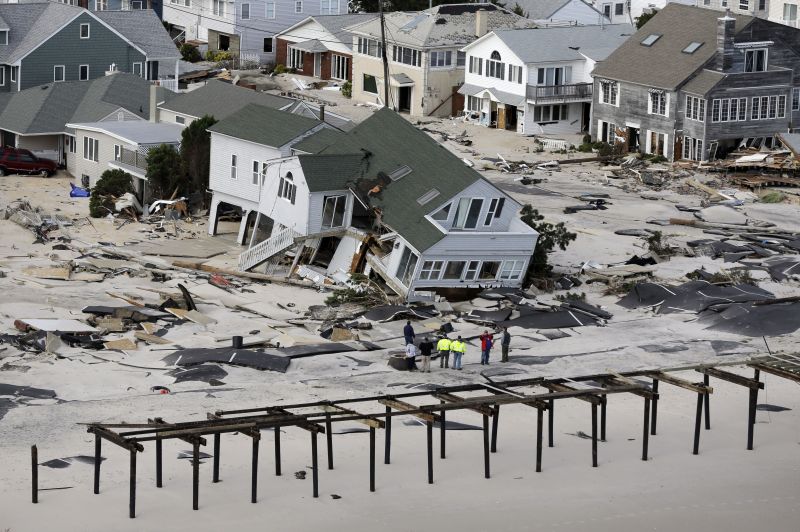 destruction left in the wake of superstorm Sandy