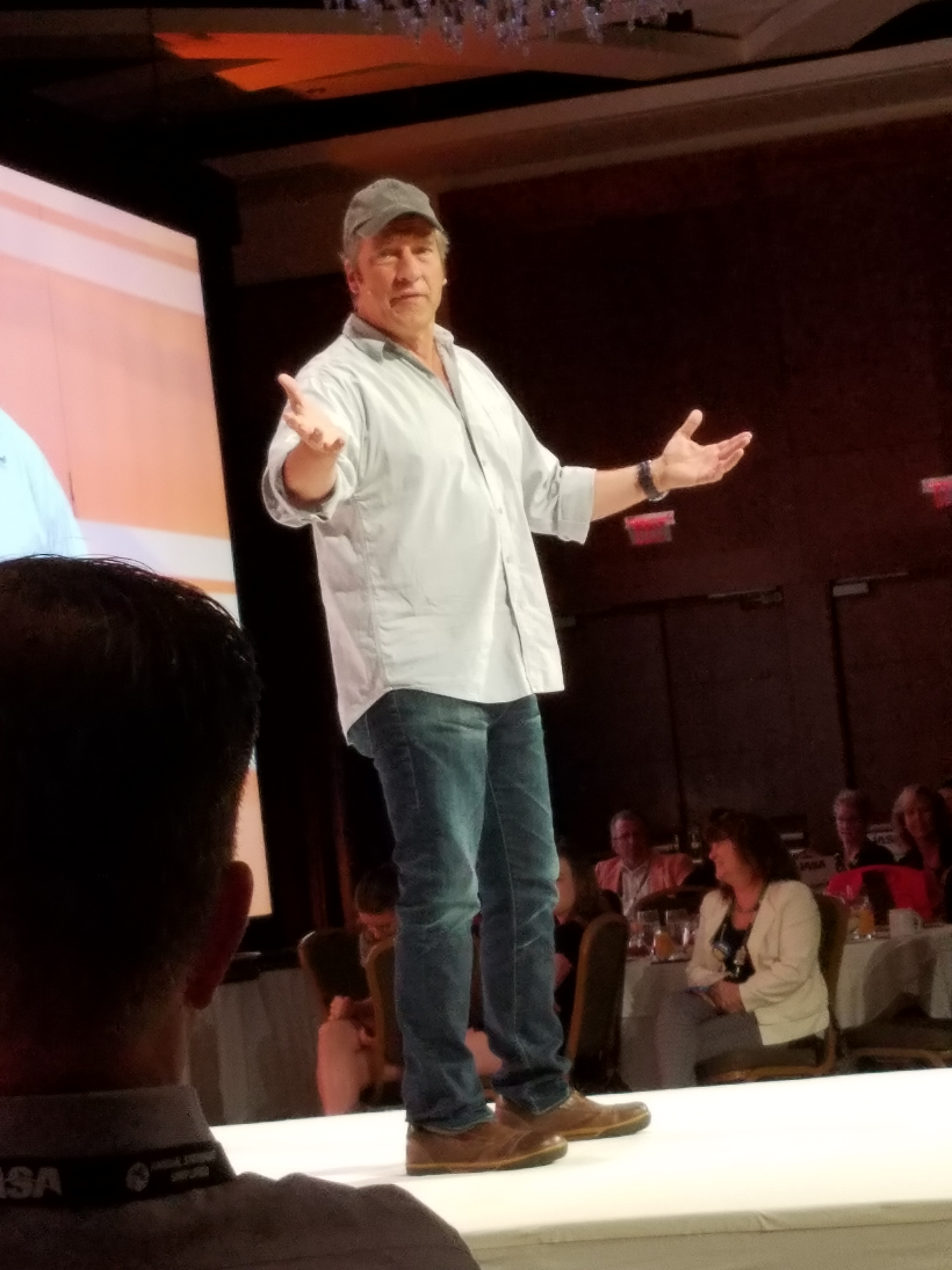 IASA speaker Mike Rowe talks about hard work