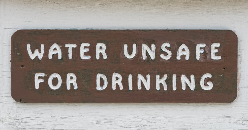 dangerous water sign