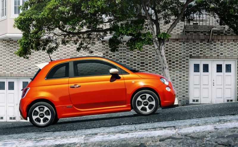 2017 Fiat 500e electric car