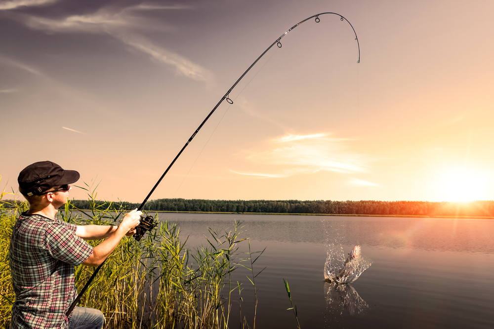 Man fishing