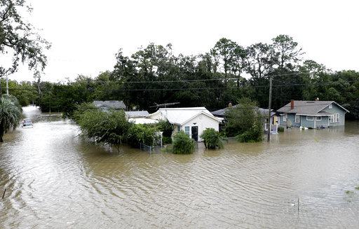 Flooding from Hurricane Irma in Jacksonville, FL