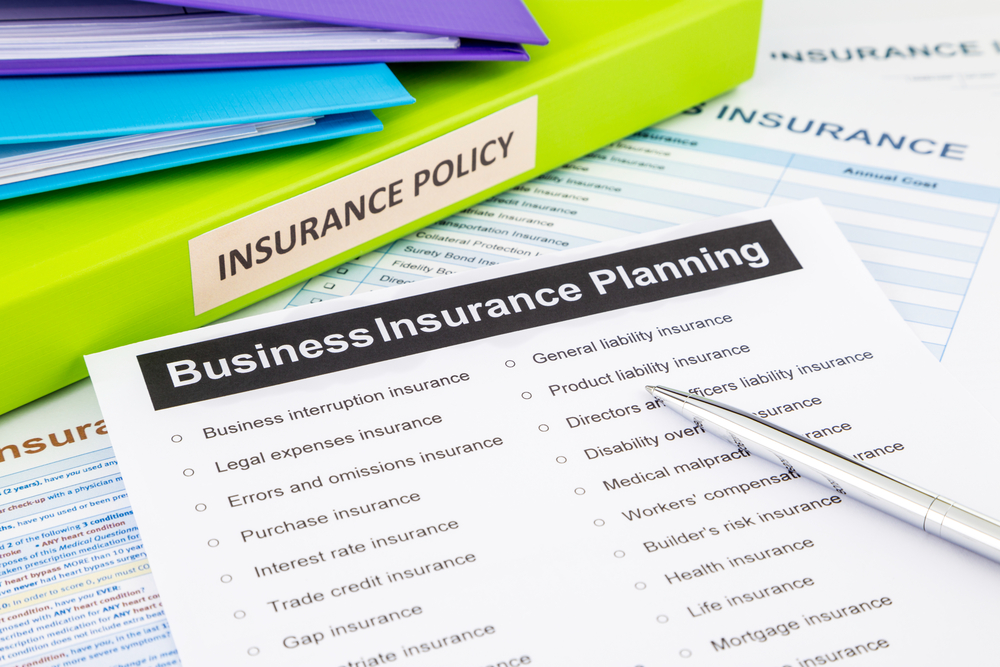 business insurance policy and documents