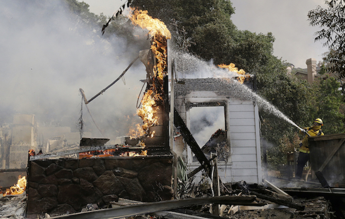 northern California wildfire destruction