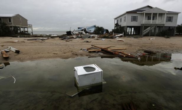 beach flooding