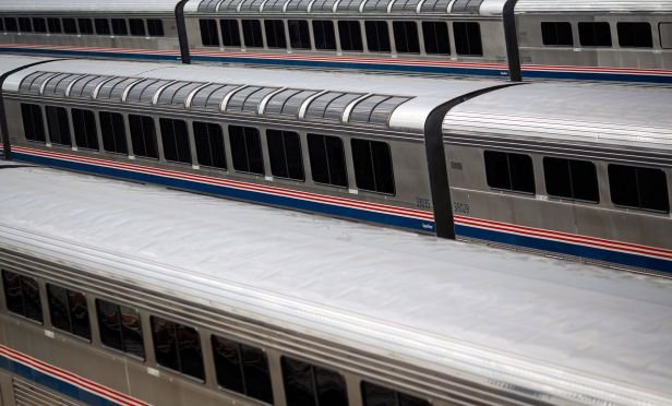 Amtrak trains