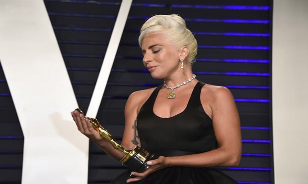 Lady Gaga, winner of the award for best song 