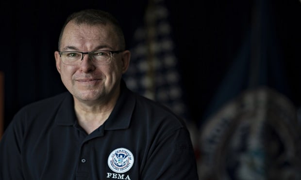 Peter Gaynor, acting administrator for the Federal Emergency Management Agency (FEMA), stands for a photograph following an interview in Washington, D.C., U.S., on Fri., April 26, 2019. (Photographer: Melissa Lyttle/Bloomberg)