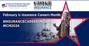 Promotion graphic for Insurance Careers Month. Credit: Insurance Careers Movement