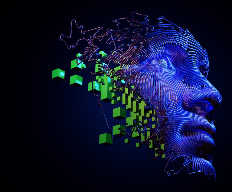 A digital illustration of a human head