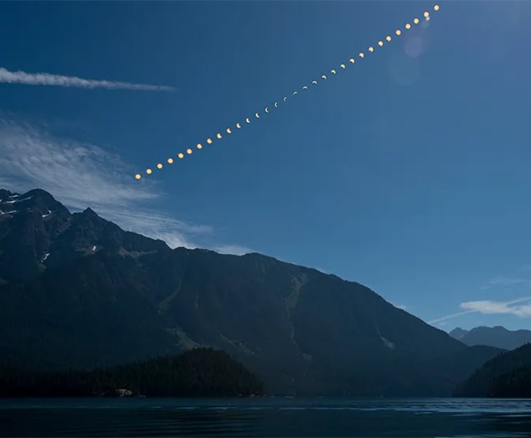 This composite image shows the progression of a partial solar eclipse over Ross Lake, in Northern Cascades National Park, Washington on Monday, Aug. 21, 2017. During that eclipse event, one additional traffic accident occurred every 25 minutes and one extra fatal crash happened every 95 minutes. Credit: NASA/Bill Ingalls