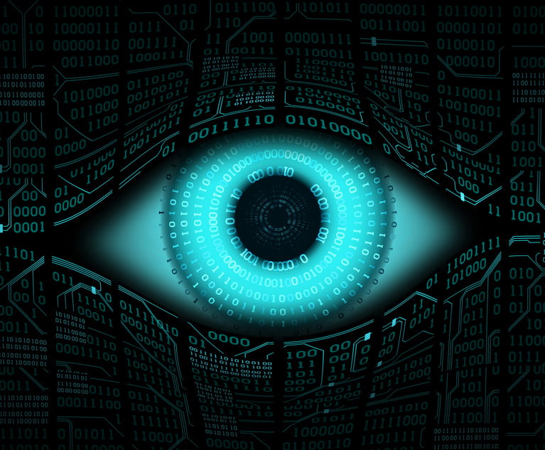 a digital illustration of a surveillance camera made to look like an eye