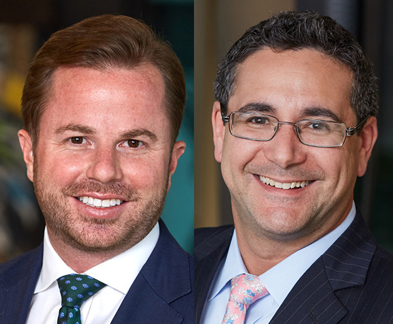 (L-R)David Podein, and Jonathan Goldstein, partners at Haber Law. Courtesy photos