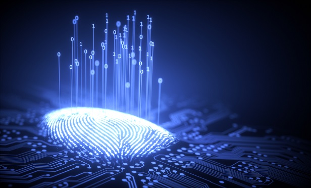 Biometric fingerprint scan