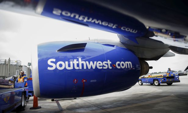 Southwest Airlines jet engine