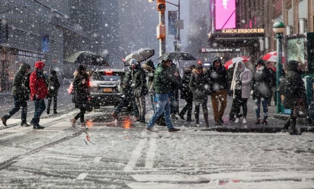 NYC storm