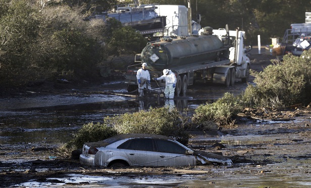 Mudslide damage