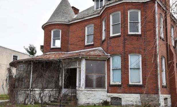 vacant Victorian house