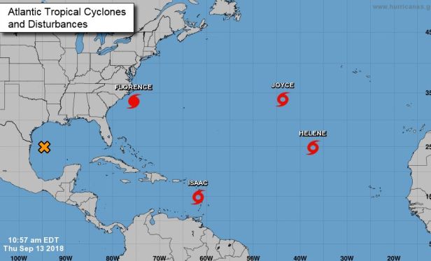 Atlantic Tropical Cyclones and Disturbances