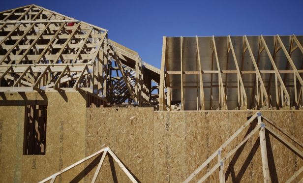 A home under construction