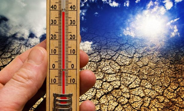 Rising global temperatures.